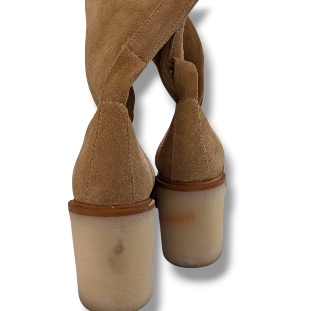 Free People Beige Jasper Heeled Boots - Picture 13 of 16